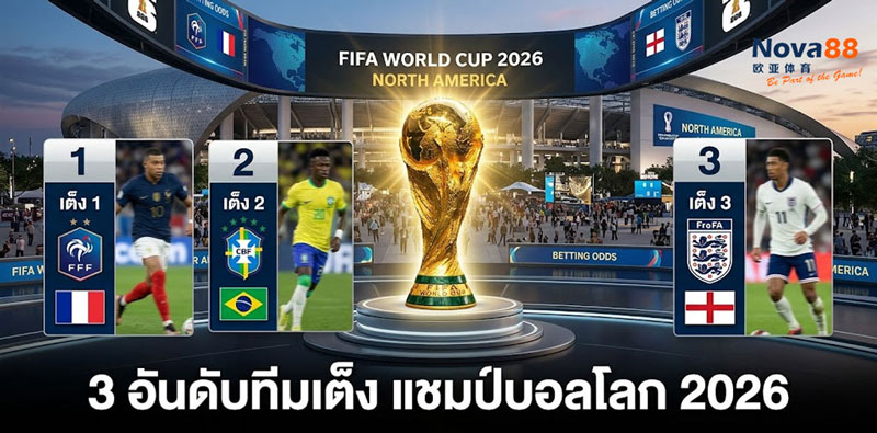 ทีมเต็ง แชมป์บอลโลก 2026