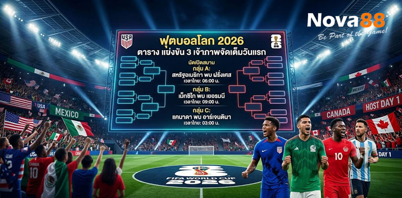 ฟุตบอลโลก 2026 ตาราง