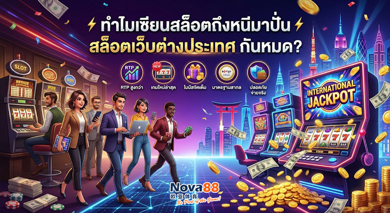 สล็อตเว็บต่างประเทศ