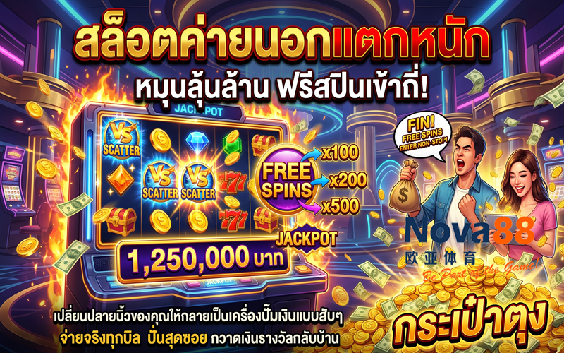 สล็อตค่ายนอกแตกหนัก